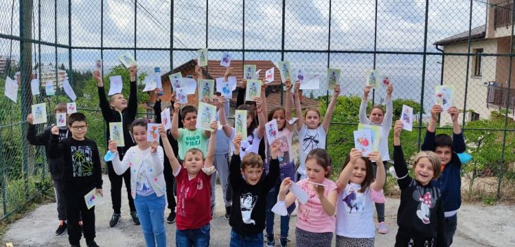 „Цветната штафета“ дочекана и во ООУ „Св. Наум Охридски“ подрачна единица во Долно Коњско