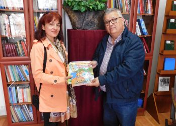 Авторката на книгата „Рисот Ристе и пријателите“ беше во нашата библиотека