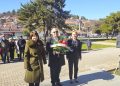 Беседа за Прличев пред спомен бистата на патронот