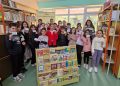 Помогнавме во средувањето на училишната библиотека и поделивме бесплатни членски карти во Пештани